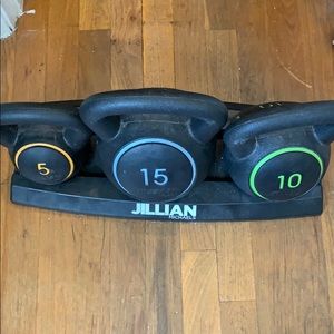 Jillian Michaels Kettlebell set